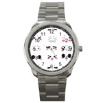 Kaomoji Sport Metal Watch