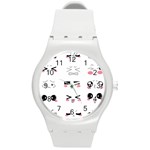 Kaomoji Round Plastic Sport Watch (M)