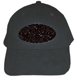 black white Stars Black Cap