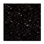 black white Stars Tile Coaster