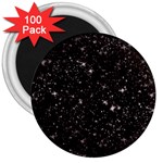 black white Stars 3  Magnet (100 pack)