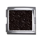 black white Stars Mega Link Italian Charm (18mm)