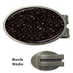 black white Stars Money Clip (Oval)