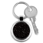 black white Stars Key Chain (Round)