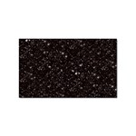 black white Stars Sticker (Rectangular)