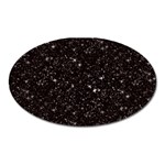 black white Stars Magnet (Oval)