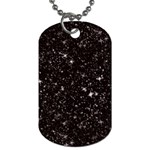 black white Stars Dog Tag (One Side)