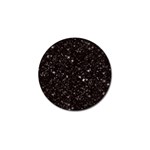 black white Stars Golf Ball Marker