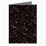 black white Stars Greeting Card