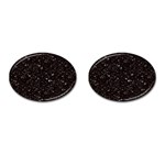 black white Stars Cufflinks (Oval)