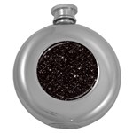 black white Stars Hip Flask (5 oz)