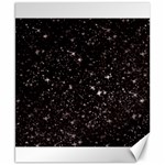 black white Stars Canvas 8  x 10 