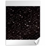 black white Stars Canvas 12  x 16 