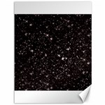 black white Stars Canvas 36  x 48 