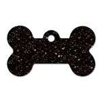 black white Stars Dog Tag Bone (One Side)