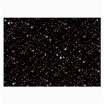 black white Stars Large Glasses Cloth