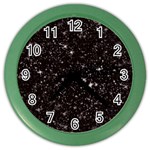 black white Stars Color Wall Clock