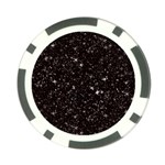 black white Stars Poker Chip Card Guard