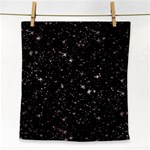 black white Stars Face Towel