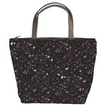 black white Stars Bucket Bag