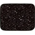 black white Stars Double Sided Fleece Blanket (Mini)