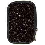 black white Stars Compact Camera Leather Case