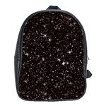 black white Stars School Bag (Large)