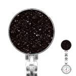 black white Stars Stainless Steel Nurses Watch