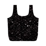 black white Stars Full Print Recycle Bag (M)