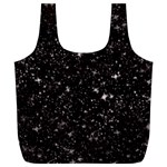 black white Stars Full Print Recycle Bag (XL)