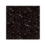 black white Stars Small Satin Scarf (Square)