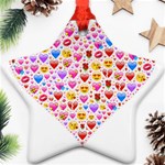 heart Emoji Ornament (Star)