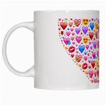 heart Emoji White Mug