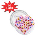 heart Emoji 1.75  Button (10 pack) 