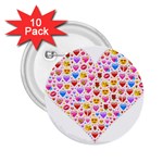 heart Emoji 2.25  Button (10 pack)