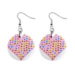 heart Emoji 1  Button Earrings