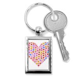 heart Emoji Key Chain (Rectangle)