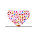 heart Emoji Sticker (Rectangular)