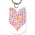 heart Emoji Dog Tag (One Side)