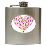 heart Emoji Hip Flask (6 oz)