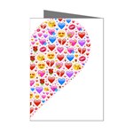 heart Emoji Mini Greeting Cards (Pkg of 8)