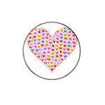 heart Emoji Hat Clip Ball Marker