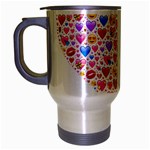 heart Emoji Travel Mug (Silver Gray)