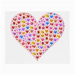 heart Emoji Small Glasses Cloth