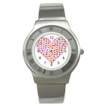 heart Emoji Stainless Steel Watch