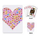 heart Emoji Playing Cards Single Design