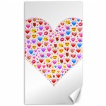 heart Emoji Canvas 40  x 72 