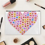 heart Emoji Cosmetic Bag (Large)