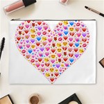 heart Emoji Cosmetic Bag (XL)