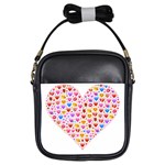 heart Emoji Girls Sling Bag